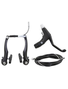 Alloy Rear V-Brake W/Lever 408 Black.